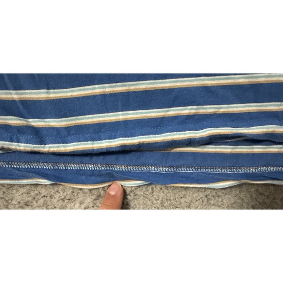 Johnnie-O Polo Shirt Men's L Performance Golf Striped Stretch Active - Picture 4 of 8